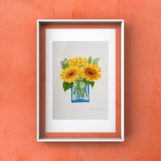 Sunshine 太陽の黄色、青空の青