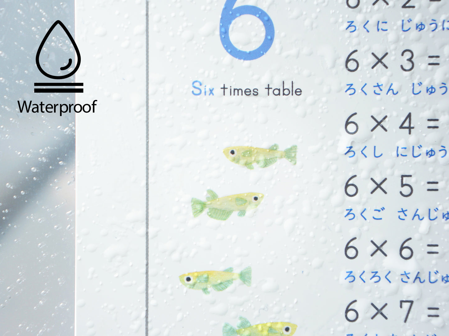 九九ひょう【Times Tables】防水・A3・角丸